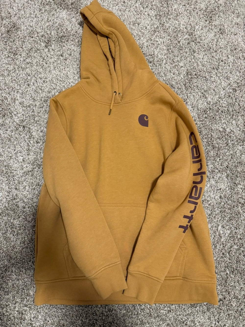 Carhartt Brown Hooded Sweatshirt